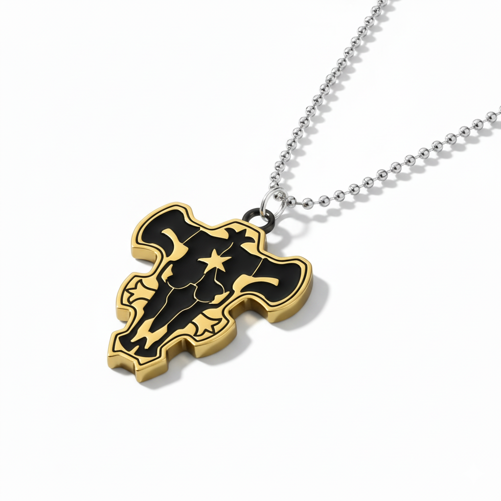 Black Clover Necklace