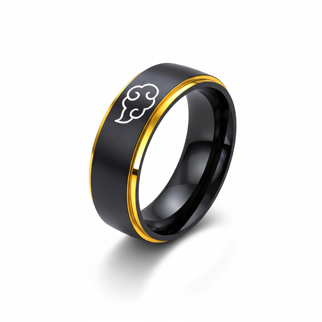 Titanium Naruto Ring