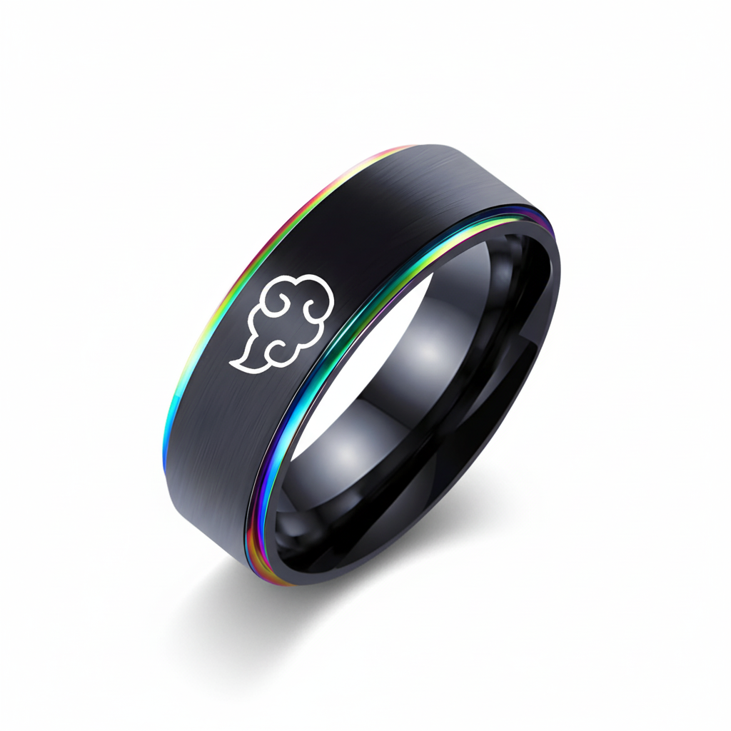 Titanium Naruto Ring