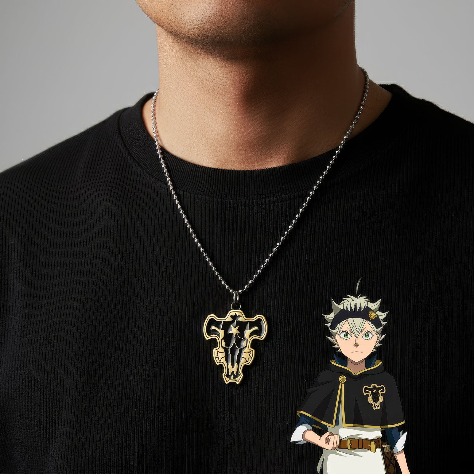 Black Clover Necklace