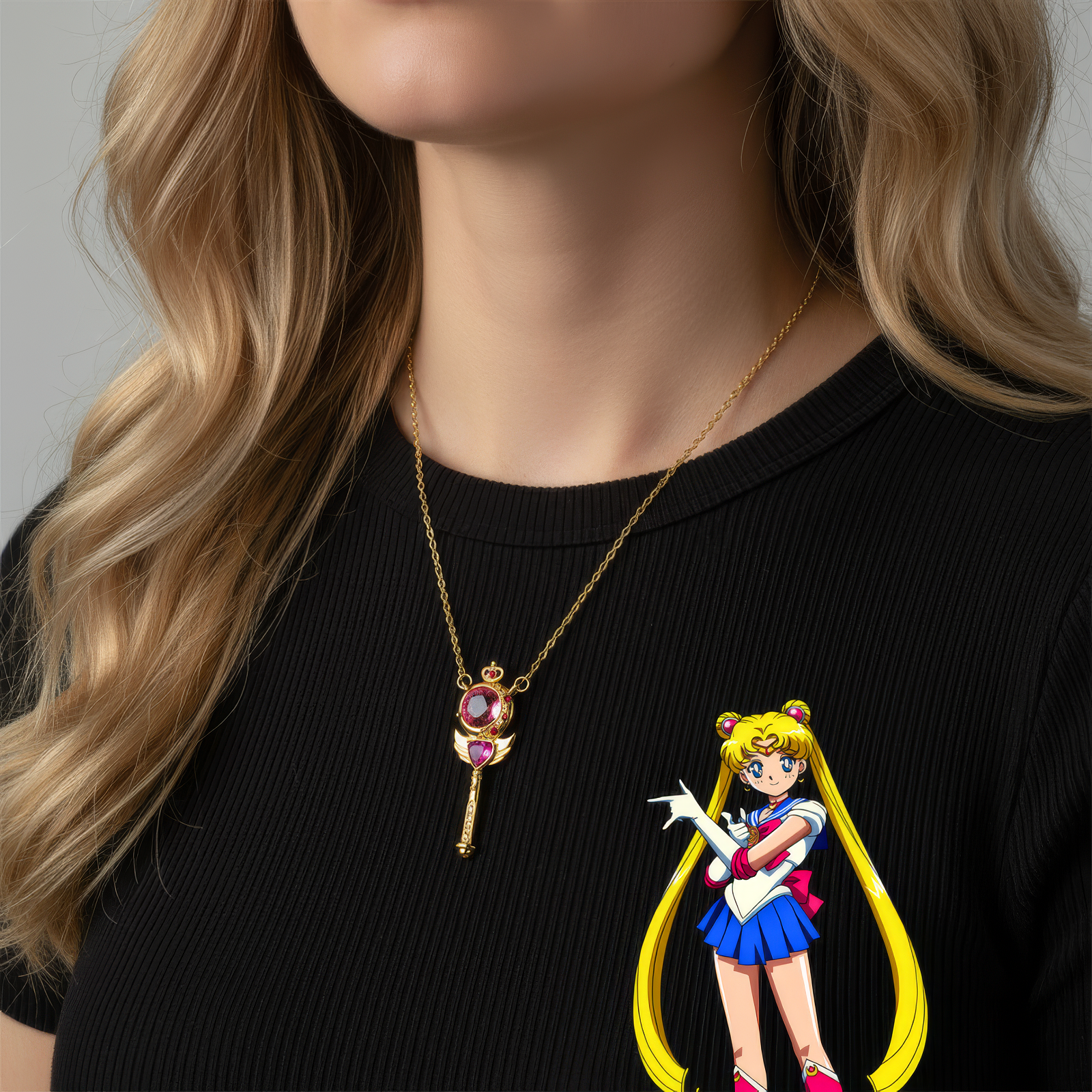 Sailor Moon Sceptre Necklace