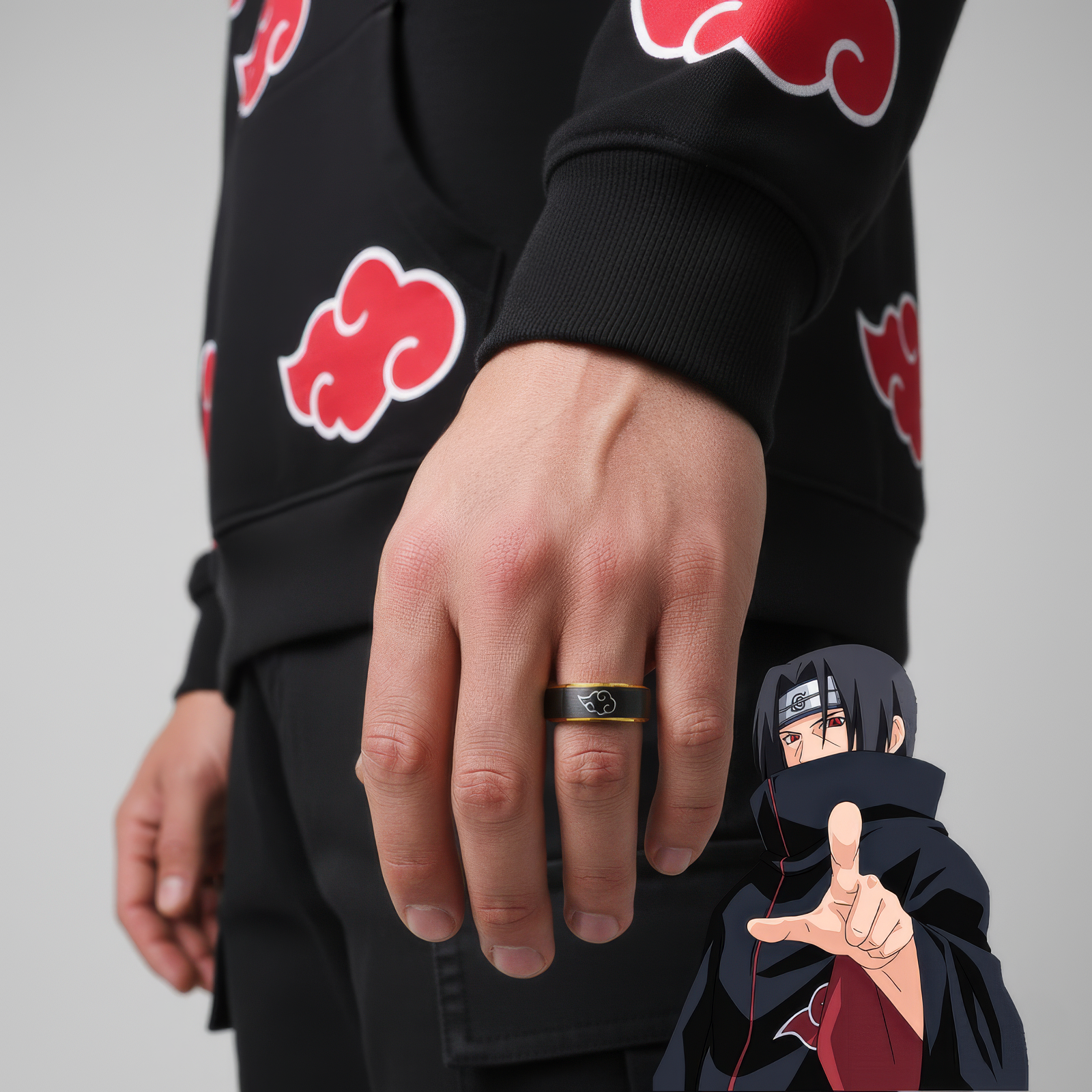 Titanium Naruto Ring