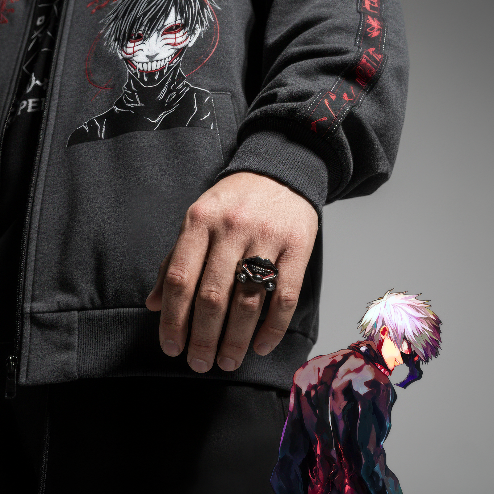 Kaneki Mask Ring