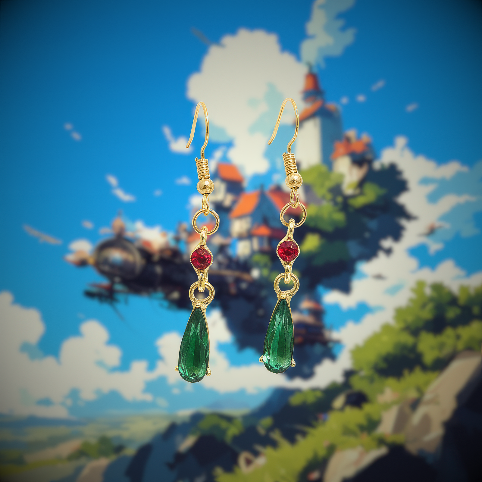 Howls Moving Castle Earrings
