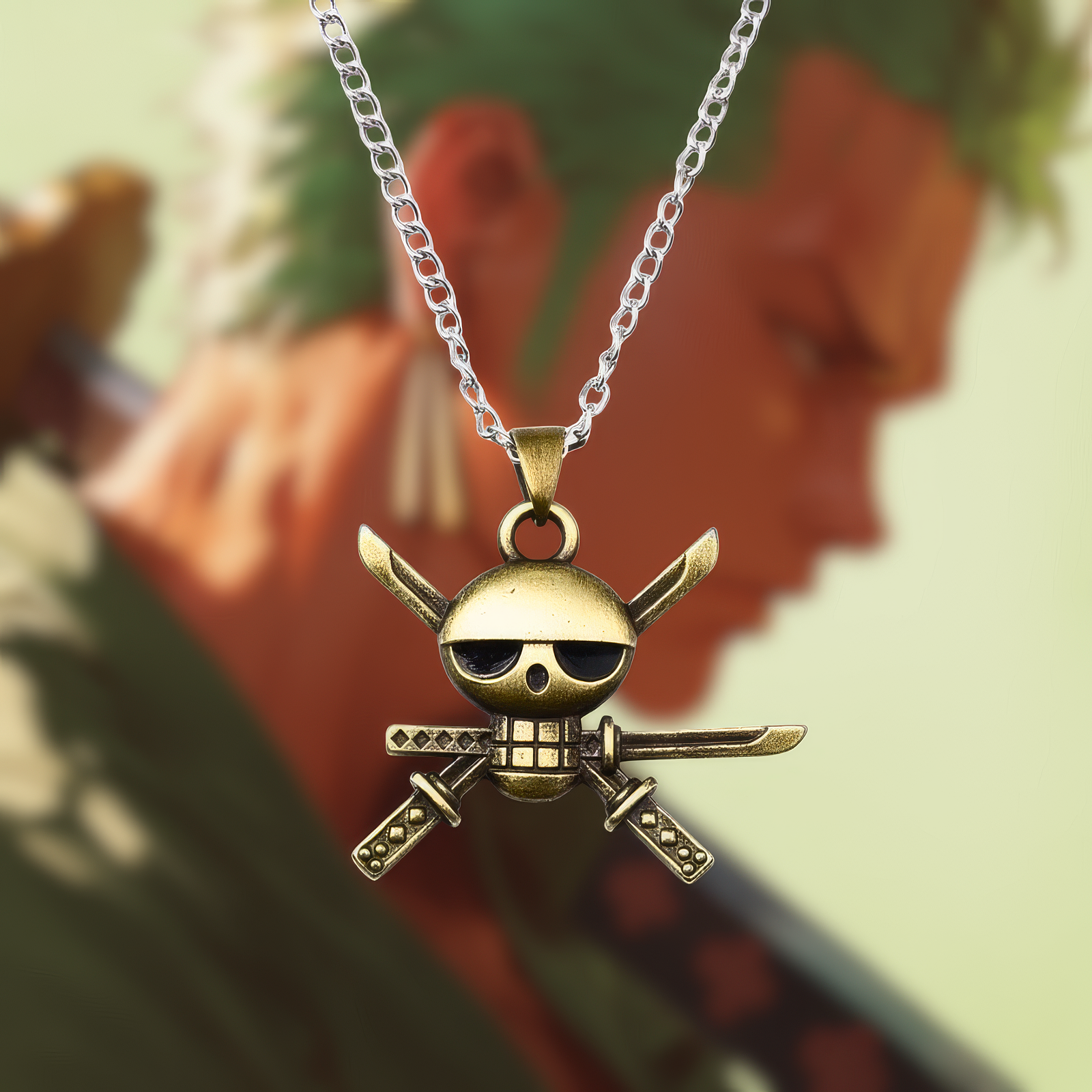 Zoro Jolly Roger Necklace