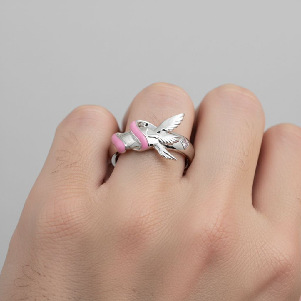 Angewomon & Angemon Ring