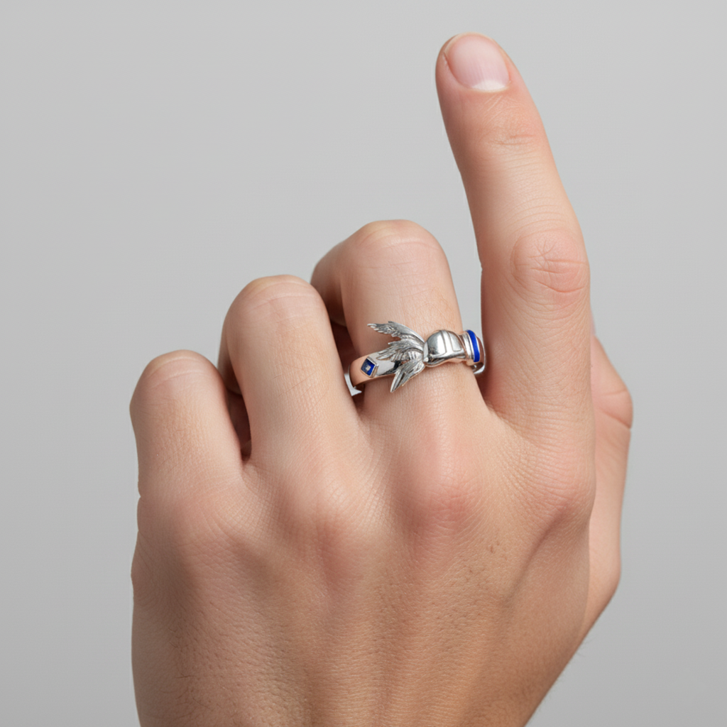 Angewomon & Angemon Ring